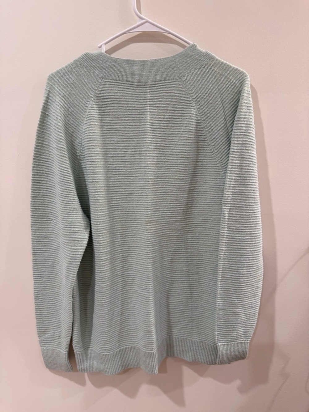 LOFT V-Neck Ribbed Sweater - Picture 4 of 7